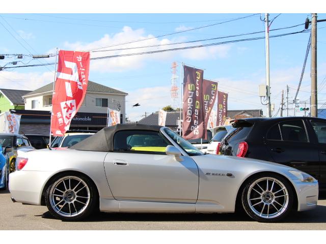 S2000 ベースグレード 中期モデル J’Sレーシングマフラー ブリッツ車高調 ENKEI18インチAW 赤レザーシート キーレス(10枚目)