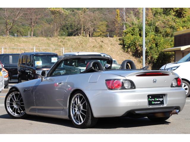 S2000 ベースグレード 中期モデル J’Sレーシングマフラー ブリッツ車高調 ENKEI18インチAW 赤レザーシート キーレス(16枚目)