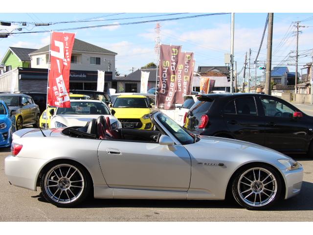 S2000 ベースグレード 中期モデル J’Sレーシングマフラー ブリッツ車高調 ENKEI18インチAW 赤レザーシート キーレス(20枚目)