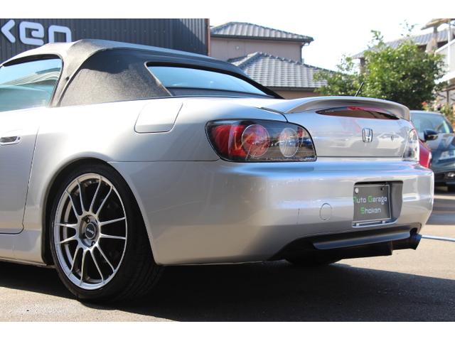 S2000 ベースグレード 中期モデル J’Sレーシングマフラー ブリッツ車高調 ENKEI18インチAW 赤レザーシート キーレス(39枚目)