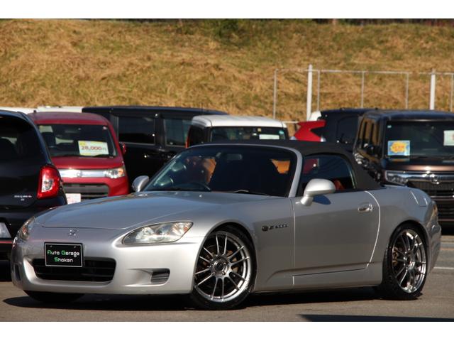 S2000 ベースグレード 中期モデル J’Sレーシングマフラー ブリッツ車高調 ENKEI18インチAW 赤レザーシート キーレス(47枚目)