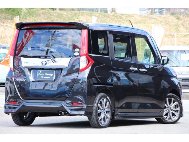 ルーミー カスタムG-T ワンオーナー モデリスタエアロ 純正9インチナビ フルセグ DVD Bluetooth 純正フリップダウンモニター ETC ドラレコ 両側パワースライドドア 前席シートヒーター クラッジオシートカバー(2枚目)