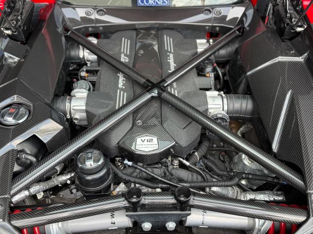 アヴェンタドール S 内外装フルカーボン スタイルPKG ガラスエンジンフード 電動シート+シートヒーター OP1000(45枚目)