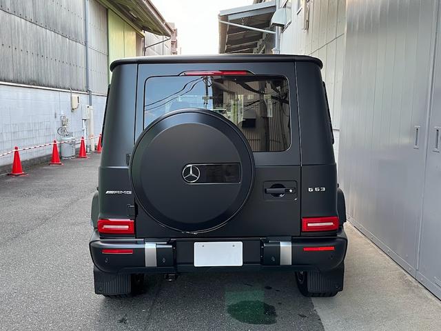 Ｇ６３　Ｇｍａｎｕｆａｋｔｕｒプログラム＋／プロテクションフィルム（フルボディ）／ボディ同色スペアタイヤリング／２１インチホイール／ナッパレザー／ＡＭＧプレミアムマット／ドラレコ前後／禁煙ワンオーナー／左Ｈ(5枚目)