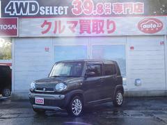 スズキ　ハスラー　Ｇターボ　４ＷＤ　ターボ　ケンウッドＳＤナビフルセグＤＶＤ再生Ｂ−Ｔ接続スマートキー