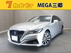 トヨタ　クラウンハイブリッド　Ｓ　Ｃパッケージ　メモリーナビ　フルセグテレビ