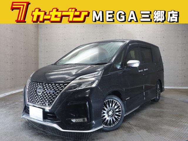 日産 セレナ オーテック　スポーツスペック　８人乗り　ワンオーナー　メモリーナビ　後席フリップダウンモニター　両側電動スライドドア　フルセグ　ドライブレコーダー　ＥＴＣ　ＬＥＤヘッドランプ　全方位カメラ　コーナーセンサー　デジタルインナーミラー