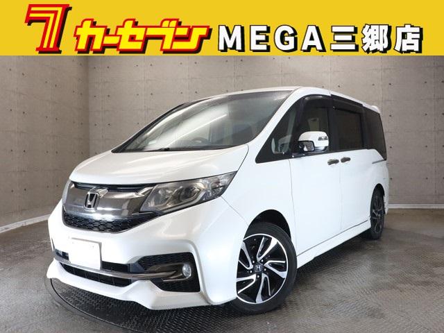 ホンダ スパーダクールスピリット　アドバンスパッケージβ　８人乗り　ワンオーナー　メモリーナビ　後席フリップダウンモニター　両側電動スライド　衝突被害軽減システム　フルセグ　バックカメラ　前後ドライブレコーダー　ＥＴＣ　ＬＥＤヘッドランプ　スマートキー