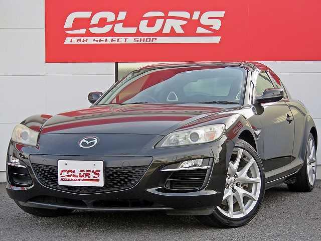 マツダ ｒｘ ８タイプｅ ブラックレザーシート ｂｏｓｅサウンド パワーシート ｈｉｄ スポーツａｔ搭載 純正ナビ 純正アルミ シートヒーター ｌｅｄリアテールの中古車 車体価格 8万円 08 平成 後年式 走行7 3万キロ 車体色スパークリングブラックマイカ 愛知県