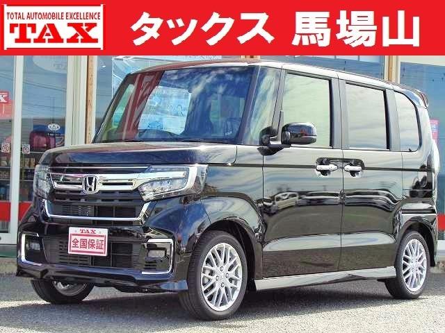 Ｎ－ＢＯＸカスタム Ｌターボ　ホンダセンシング　新車メーカー保証継承　衝突被害軽減ブレーキ　ナビ９型／フルセグＴＶ／ＤＶＤ再生／Ｂｌｕｅｔｏｏｔｈ／バックモニター　ドライブレコーダー前後　ＥＴＣ　クルーズコントロール