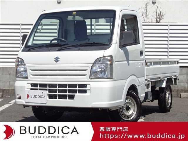 KCエアコン・パワステ パートタイム4WD AT ETC AC パワステ エアーバック スピーカー付きラジオ 最大積載量350kg Aソケット 三方開 レベライザー シートバックポケット ゴムフロアマット(1枚目)