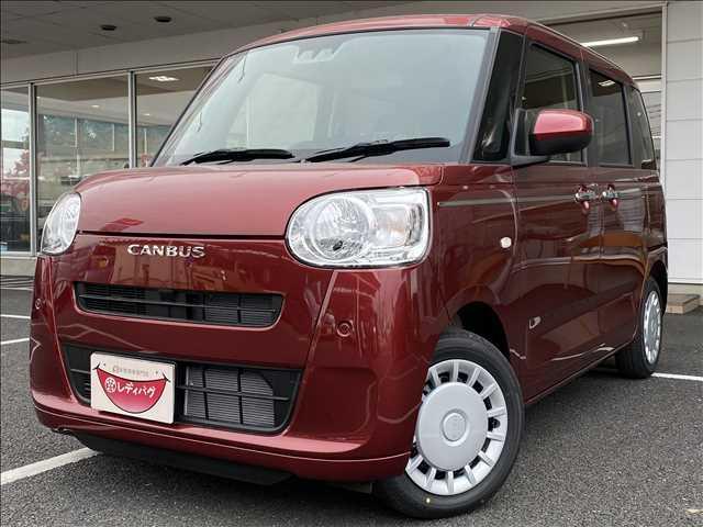 ムーヴキャンバス セオリーＸ　６／８－６／１４限定　届出済未使用車　両側電動スライドドア　衝突軽減ブレーキシステム　アイドリングストップ　コーナーセンサー　パーキングセンサー　オートエアコン　スマートキー　禁煙車　修復歴無（1枚目）