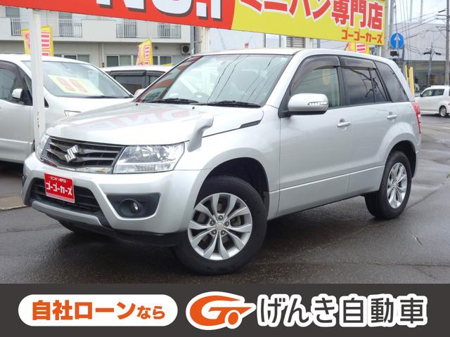 スズキ エスクード ＸＧ　４ＷＤ　ＳＵＶ　横滑り防止　シートヒーター　社外ＳＤナビ　フルセグＴＶ　ＣＤ／ＤＶＤ再生　クルーズコントロール　ＥＴＣ　ドライブレコーダー　スマートキー　イモビライザー　ＨＩＤ　フォグランプ　電動格納ミラー