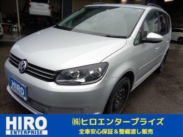 ゴルフトゥーラン ＴＳＩ　Ｃｏｍｆｏｒｔｌｉｎｅ　ＲＨＤ　６カ月５０００Ｋｍ保証　３列シート７人乗り　メモリーナビ　フルセグＴＶ　Ｂｌｕｅｔｏｏｔｈ　ＤＶＤ　ＣＤ　１６インチアルミ　ＥＴＣ　革調シートカバー