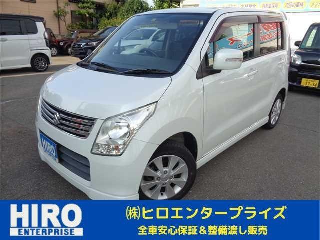 スズキ ワゴンＲ ＦＸリミテッド　１２カ月１００００Ｋｍ無料保証　ワンオーナー　４ＷＤ　禁煙車　純正エアロ　純正１４インチアルミホイール　スマートキー　オートエアコン