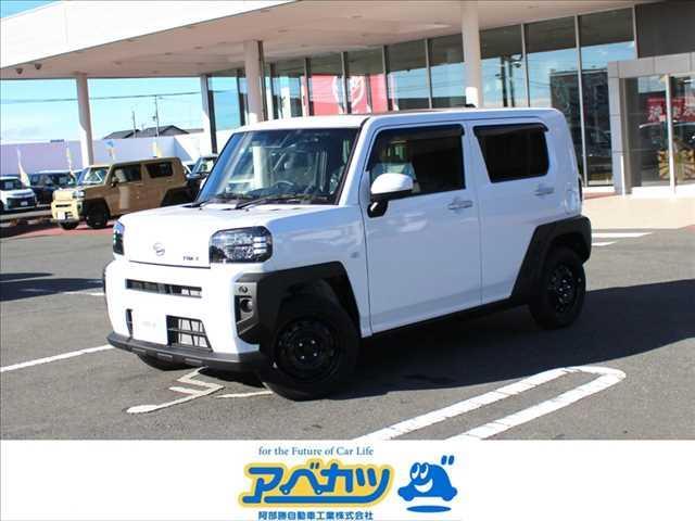 ダイハツ タフト Ｘ　届出済未使用車　衝突軽減ブレーキ　バックカメラ　スカイフィールトップ　電動パーキングブレーキ　プッシュスタート　オートエアコン　アイドリングストップ