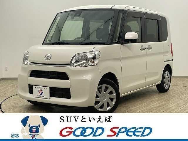 沖縄県の中古車ならタント Ｘ　ＳＡＩＩ　禁煙車　ＳＤナビ　衝突軽減　電動スライドドア　　クリアランスソナー　ＨＩＤヘッドライト　純正１４インチタイヤ　スマートキ―　オートエアコン　パワーステアリング　パワーウィンド　ドライブレコーダー