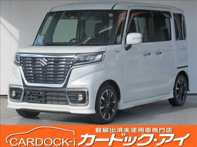 スズキ スペーシアカスタム ハイブリッドＸＳターボ　禁煙車　純正９型ナビ　Ｂｌｕｅｔｏｏｔｈ