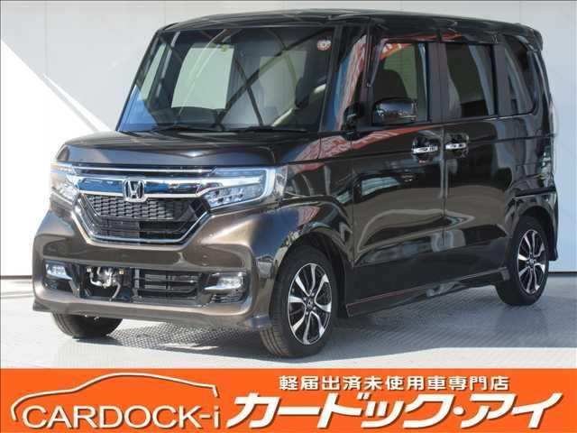 ホンダ Ｎ−ＢＯＸカスタム Ｇ　ＥＸホンダセンシング　禁煙車　純正８型ＳＤナビ