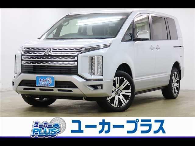 デリカＤ：５ Ｐ　８人乗り　登録済未使用車　両側パワースライド　オートステップ　ｅ－Ａｓｓｉｓｔ　ＢＳＷ　レーダークルーズ　ステアリングヒーター　シートヒーター　マルチアラウンドビューカメラ　全周囲カメラ　ＬＥＤオートライト（1枚目）