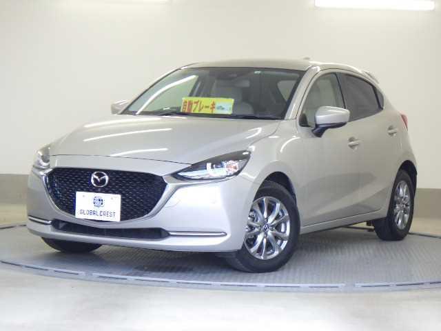 マツダ ＭＡＺＤＡ２ １５Ｓ　サンセットシトラス　全方位カメラ　ナビ／ＴＶ　３６０°ビューモニタ　スマートキー　禁煙車　電動格納ミラー　バックモニター　ＥＴＣ　ＬＥＤヘッドライト　横滑り防止装置　ワンオーナー　前席シートヒーター　アイドリングストップ　ＡＢＳ　コーナーセンサー