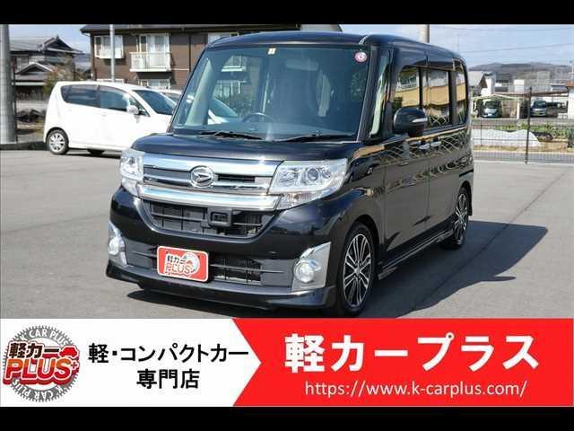 ダイハツ タント カスタムＲＳ“ＳＡ”　無事故車　純正ナビフルセグ・ＣＤ・ＤＶＤ・ＵＳＢ・ＢＴ・ＭＳＶ　ＥＴＣ　バックカメラ　両側電動スライドドア　ＨＩＤオートライト・フォグ　電格ウィンカーミラー　純正１５ＡＷ　衝突被害軽減システム