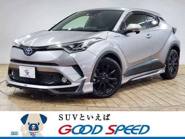 トヨタ Ｃ－ＨＲ ハイブリッド　Ｇ　禁煙車　モデリスタエアロ　純正９インチナビ　フルセグ　バックモニター　ＴＲＤアルミホイール　レーダークルーズコントロール　クリアランスソナー　ＬＥＤヘッド　シートヒーター　ブラインドスポット　ＥＴＣ