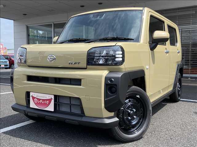 ダイハツ タフト Ｘ　届出済未使用車　スカイフィールトップ　スマートキー　衝突軽減ブレーキシステム　横滑り防止装置　ＬＥＤ　　禁煙車　オートエアコン　セキュリティアラーム　　パワーステアリング　パワーウインドウ　修復歴無