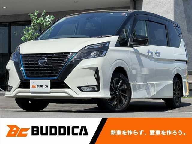 日産 セレナ ｅ－パワー　ハイウェイスターＶ　後期　プロパイロット　アラビュー　純正１０インチＳＤナビ　フルセグ　ＤＶＤ　デジタルインナーミラー　ビルトインＥＴＣ　ドラレコ　両電スラ　ＬＥＤ　２トーン　電子パーキング　インテリキーＸ２　Ｐスタート