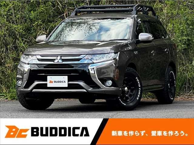 三菱 アウトランダーＰＨＥＶ Ｇナビパッケージ　中期　４ＷＤ　全方位カメラ　ナビＴＶ　ｅアシスト　パワーバックドア　ルーフキャリア　ＡＣ１００Ｖ電源　レーダークルコン　スマートキー　Ｐスタート　Ｐシート　シートヒーター　ＥＴＣ　ＬＥＤオートライト