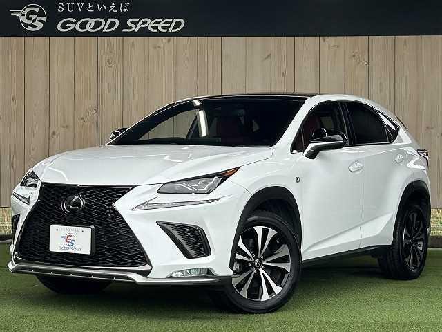 レクサス ＮＸ３００　“Ｆ　ＳＰＯＲＴ”　後期　１０．３型メーカーナビ　赤黒レザー　ＢＳＭ　シートベンチレーション　レーダークルーズ　パドルシフト　ハンドルヒーター　Ｂカメラ　サイドカメラ　シートヒーター　電動リアゲート　メモリーシート