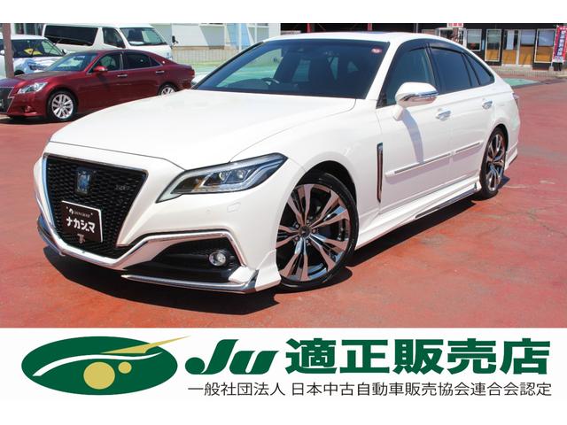 ナカジマふじみ野店　ＴＥＬ　０４９－２６３－０００８ クラウン　ＨＹＢＲＩＤ　ＲＳアドバンス　モデリスタエアロ　１９インチ