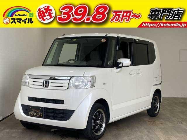 ホンダ Ｎ－ＢＯＸ Ｇ　両側スライド　ＣＤデッキ　ＥＴＣ　横滑り防止　Ｓキー　純正アルミ　禁煙車