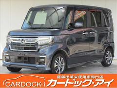 ホンダ　Ｎ−ＢＯＸカスタム　Ｌ　禁煙車　純正８型ナビ　フルセグ