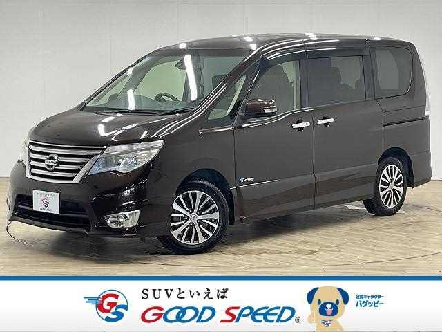 日産 セレナ ＳａｆｅｔｙクロスギアＳ−ＨＹＢＲＩＤ　アドバンス　純正８インチナビ　後席フリップダウンモニター