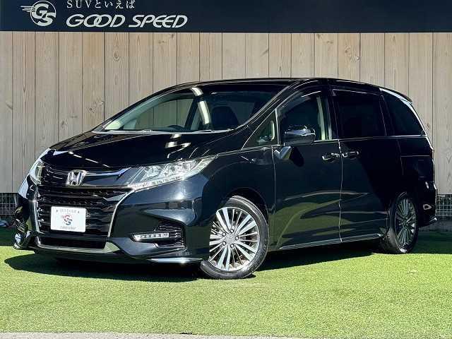 アブソルート・ホンダセンシング　８型ナビ／両側電動スライドドア／ホンダセンシング／レーダークルーズコントロール／レーンキープ／スマートキー／パワーシート／ハーフレザー／オットマン／ＬＥＤヘッドライト／純正１７インチアルミホイール
