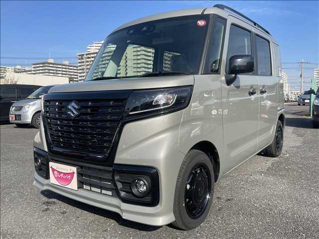 ＸＦ　届出済未使用車　スズキセーフティサポート　横滑り防止装置　電動スライドドア　ハイブリッド　オートエアコン　オートライト　プッシュスタート　スマートキー　ＬＥＤヘッドライト　禁煙車　修復歴無