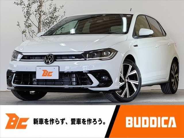 ポロ ＴＳＩ　Ｒライン　純正９インチナビ　ＥＴＣ２．０　デジタルメーター　Ｂｌｕｅｔｏｏｔｈ　Ｂカメラ　ＬＥＤライト　アダプティブクルーズコントロール　電格ミラー　スマートキー２個　純正１７インチアルミ　スポーツサス（1枚目）