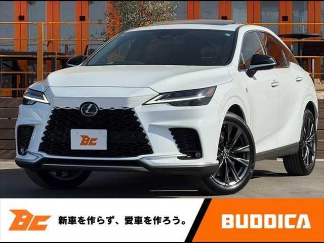 ＲＸ３５０　Ｆスポーツ　ムーンルーフ　１４型ＤＡオーディオ　パノラマＭ　トヨタチームメイト　三眼ＬＥＤヘッド　ＢＳＭ　ＨＵＤ　ベンチレーション　シートヒーター　Ｐシート　Ｐバックドア　革巻きステ　純２１インチＡＷ