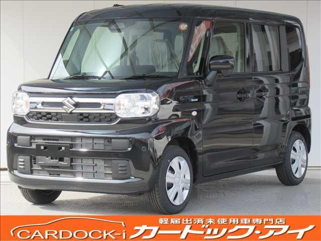ハイブリッドＧ　届出済未使用車　スズキセーフティサポート　踏み間違い防止装置　アイドリングストップ　コーナーセンサー　車線逸脱警報　横滑り防止装置　ステアリングスイッチ　ＬＥＤヘッドランプ