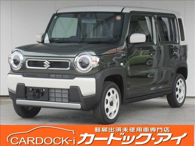 ハイブリッドＧ　届出済未使用車　スズキセーフティサポート　コーナーセンサー　車線逸脱警報　シートヒーター　追従機能付きクルーズコントロール　踏み間違い防止装置　車線維持支援機能　ＬＥＤヘッドランプ