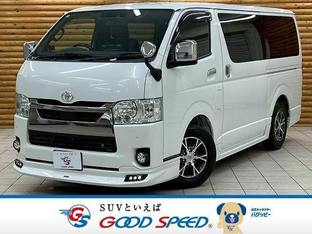 トヨタ ハイエースバン スーパーＧＬ　ダークプライムＩＩ　ワンオーナー　Aftermarket１０インチナビ