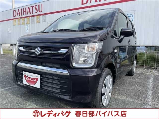 ワゴンR(スズキ)FX 届出済未使用車 衝突軽減ブレーキ 横滑り防止装置 スマートキー ヘッドランプハロゲン 禁煙車 オートエアコン セキュリティアラーム パワーステアリング パワーウインドウ 修復歴無 中古車画像