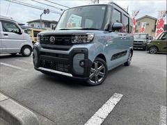 タント ファンクロスターボ 届出済未使用車 禁煙車 スマートアシスト 衝突被害軽減ブレーキ プッシュスタート スマートキー 両側電動スライドドア ステアリングリモコン ヒートシーター LEDヘッドランプ フォグランプ 中古車画像