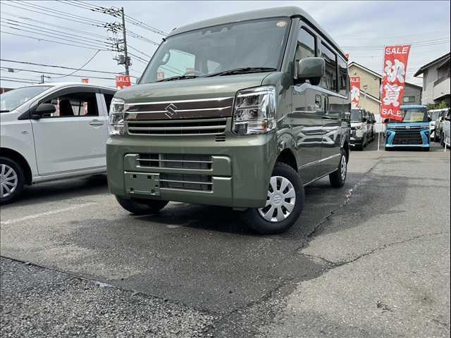 エブリイ ジョイン　届出済未使用車　両側スライドドア　スマートキー　プッシュスタート　ＬＥＤライト　シートヒーター　　パーキングセンサー　オートライト　オートハイビーム（1枚目）
