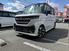 スペーシアカスタム ハイブリッドXS 届出済み未使用車 衝突被害軽減ブレーキ 両側パワースライドドア オートライト オートハイビーム 電動パーキングブレーキ オートブレーキホールド サーキュレーター アダプティブクルーズコントローロール 中古車画像