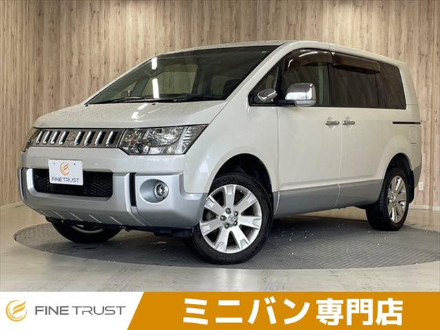 デリカＤ：５ Ｇ　パワーパッケージ　ユーザー買取車　後席モニター　８インチナビ　両側パワースライドドア　バックカメラ　４ＷＤ　禁煙車　ドライブレコーダー　ＥＴＣ　　クルーズコントロール　オートエアコン（1枚目）