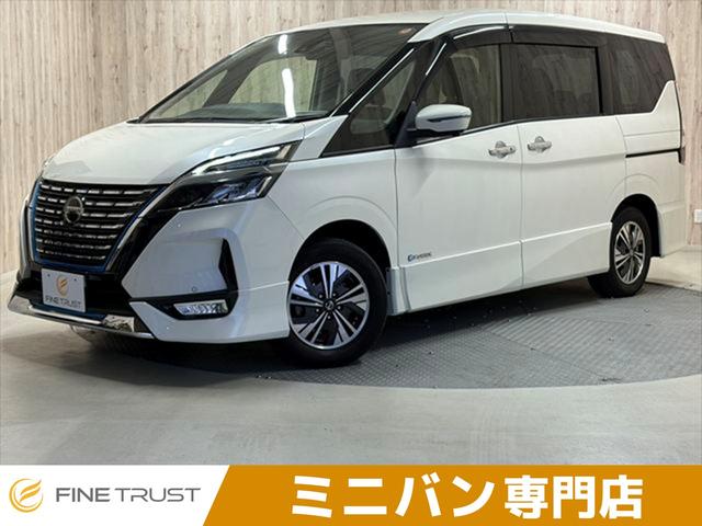 セレナ ｅ－パワー　ハイウェイスターＶ　後期型　フリップダウンモニター　純正１０インチナビ　プロパイロット　防水シート　両側パワースライドドア　全周囲カメラ　ＬＥＤヘッドライト　衝突軽減ブレーキ　ＥＴＣ　スマートキー（1枚目）