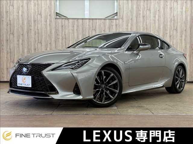 ＲＣ ＲＣ３００　Ｆスポーツ　赤本革シート　禁煙車　ベンチレーション　純正１０．２５インチナビ　バックカメラ　レーダークルーズコントロール　シートヒーター　３眼ＬＥＤヘッドライト　パワーシート　衝突軽減ブレーキ　Ｂｌｕｅｔｏｏｔｈ（1枚目）