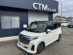 ルーミー カスタムG-T メーカー9インチDA/DTV/BT/アップル/アンドロイド パノラミックビューモニター スマートアシスト コンフォートPKG 両側パワスラ LEDヘッドランプ/フォグ 純正15インチAW 中古車画像